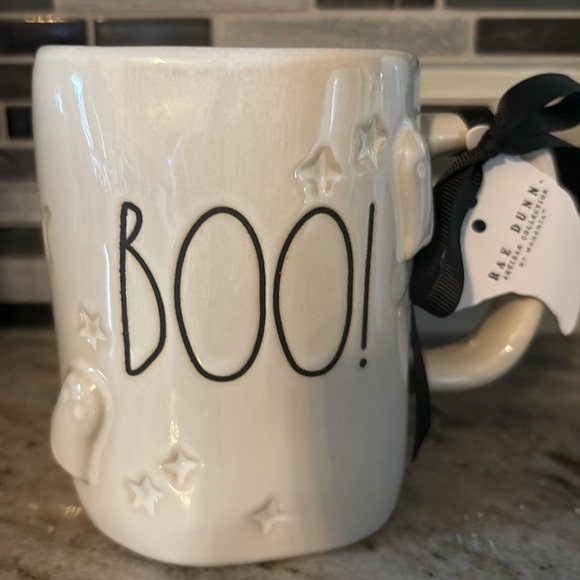 Rae Dunn White 'BOO!' Mug - Picture 1 of 3